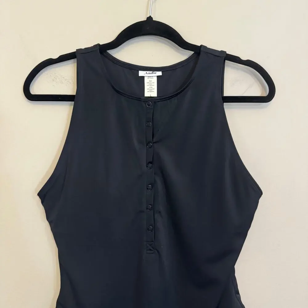 Andie Swimsuit Black Large NWT - Picture 3 of 8